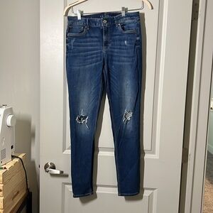 White House Black Market Dark Blue Denim